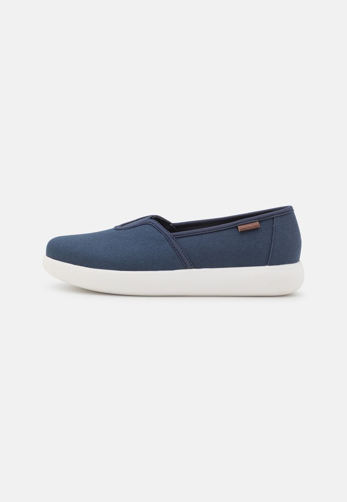 Chaussure Basse Anna Field Plates Slip on Bleu Foncé Femme | XAR-2604554